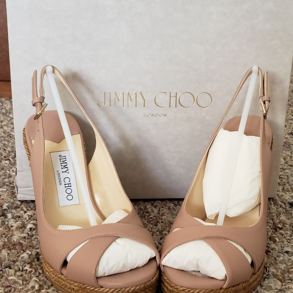 Authentic NWT Jimmy Choo Amely 105 wedges